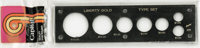 Capital Holder - Liberty Gold Type 20, 10, 5, 3, 2.50, Lg $ & SM $