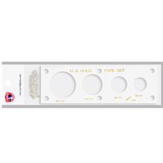 Capital Holder - Gold Type Set 20, 10, 5, & 2.50