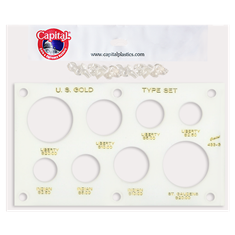 Capital Holder - Gold Type Set Lib. 20, 10, 5, 2.50