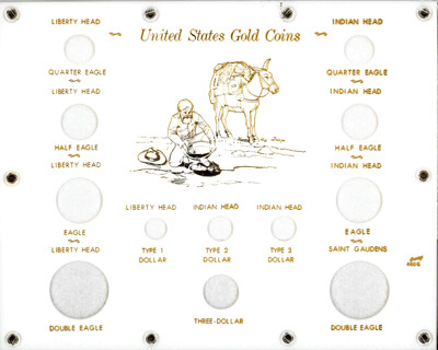 Capital Holder - U.S. Gold Type Set (423 with Illustration)