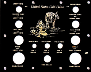 Capital Holder - U.S. Gold Type Set (423 with Illustration) Capital Holder - U.S. Gold Type Set (423 with Illustration)