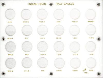 Capital Holder - Indian Head Half Eagles (1908-1929)
