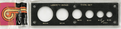 Capital Holder - Liberty Gold Type 20, 10, 5, 2.50, Lg $ & SM $