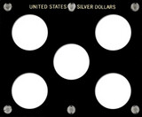 Capital Holder - U.S. Silver Dollars