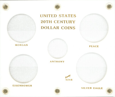 Capital Holder - U.S. 20th Century Type Dollar Coins