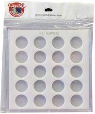 Capital Holder - U.S. Quarters (20 Holes, No Dates)