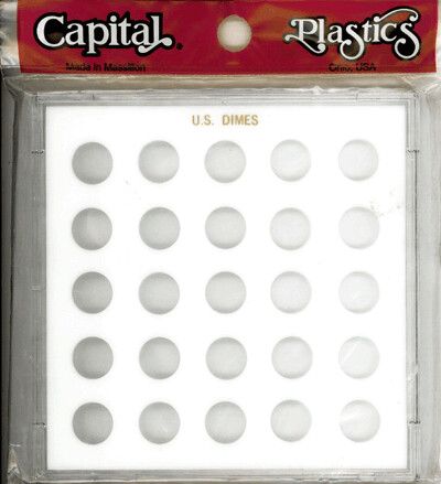 Capital Holder - U.S. Dimes (25 Holes, No Dates)