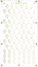 Capital Holder - Roosevelt Dimes 1946-1976S