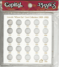 Capital Holder - Lincoln Wheat Ear Cents 1934-1958 Capital Holder - Lincoln Wheat Ear Cents 1934-1958
