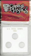 Capital Holder - Steel Cents of 1943