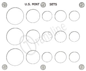 Capital Holder - U.S. Mint Sets (3 Sets of 5 Coins)