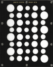 Capital Holder - U.S. Proof Sets (For 8 sets of 5 coins)
