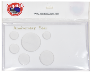 Capital Holder - Anniversary (Cent through Silver Eagle), Meteor