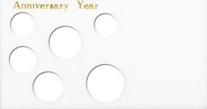 Capital Holder - Anniversary (Cent through Small Dollar), Meteor