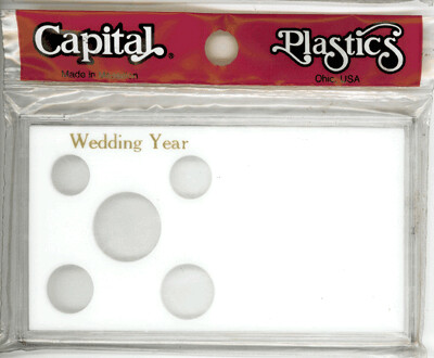 Capital Holder - Wedding Year (Cent through Small Dollar), Meteor