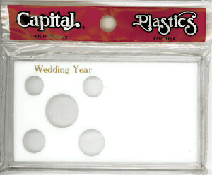 Capital Holder - Wedding Year (Cent through Half), Meteor