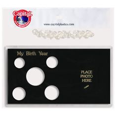 Capital Holder - Birth Year (Cent through Half), 3.5x6 Meteor Capital Holder - Birth Year (Cent through Half), 3.5x6 Meteor