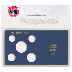 Capital Holder - Birth Year (Cent through Half), 3.5x6 Meteor