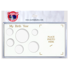 Capital Holder - Birth Year (Cent through Large Dollar), 3.5x6 Meteor Capital Holder - Birth Year (Cent through Large Dollar), 3.5x6 Meteor