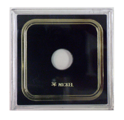 Capital Plastics VPX Coin Holder -   3c Nickel Odd Type