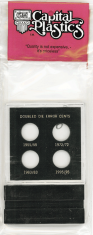 Capital Plastics VPX Coin Holder - U.S. Double Die Cents (1955, 72, 83, 95)