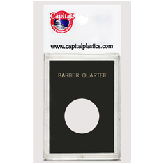 Capital Plastics Caps Coin Holder - Barber Quarter Capital Plastics Caps Coin Holder - Barber Quarter