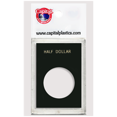 Capital Plastics Caps Coin Holder - Liberty Half Dollar Capital Plastics Caps Coin Holder - Liberty Half Dollar