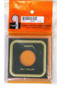 Capital Plastics VPX Coin Holder - Kennedy Half Dollar Capital Plastics VPX Coin Holder - Kennedy Half Dollar