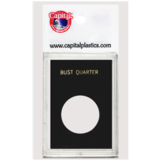 Capital Plastics Caps Coin Holder - Bust Quarter Capital Plastics Caps Coin Holder - Bust Quarter