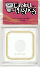 Capital Plastics VPX Coin Holder - $10.00 Gold