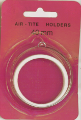 Air-Tite Holder - Ring Style - 40mm - Holiday Ornament White