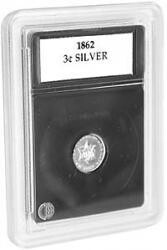 Coin World Premier Coin Holders --  14.0 mm --Three Cent Silver