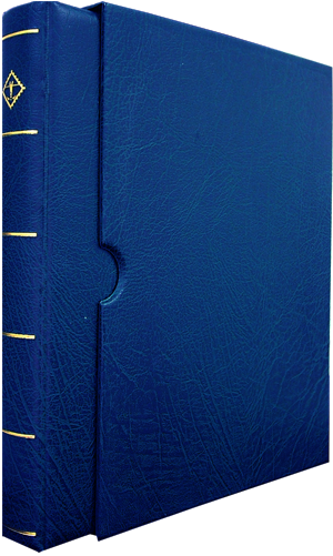 Lighthouse Vario F 3-Ring Binder and Slipcase - Blue