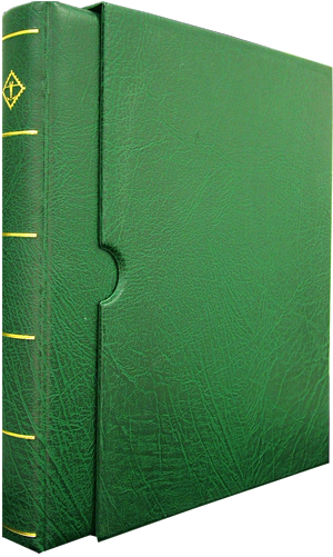 Lighthouse Vario F 3-Ring Binder and Slipcase - Green