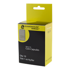 1 oz Silver Bar Direct-Fit holders - 10 Pack