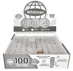 Whitman/HE Harris Round Tubes, Quarter Size - Case