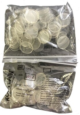 Kointain - Direct Fit - 30.6mm (Half Dollar) Bag of 100