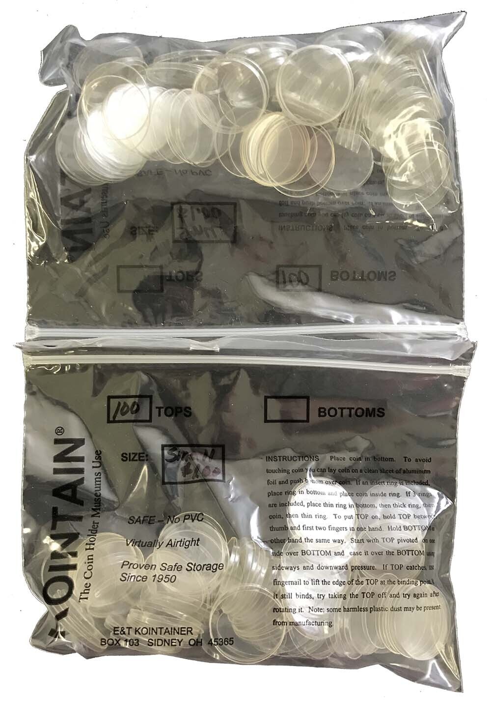 Kointain - Direct Fit - 27mm (Small Dollar) Bag of 100 Kointain - Direct Fit - 27mm (Small Dollar) Bag of 100