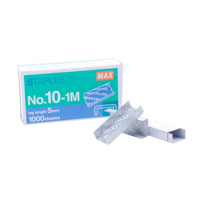 Max #10 Mini Staples - Box of 1000