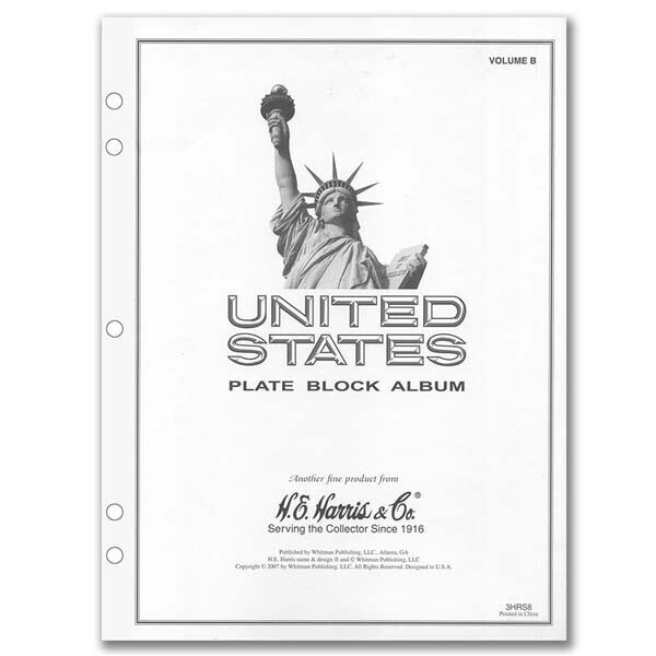 PAGES ONLY US Plate Block Part A