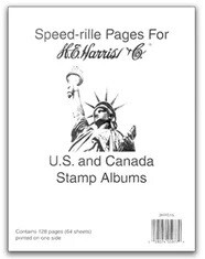 HE Harris Stamp Album Supplement -- Speedrille Pages, US/Canada HE Harris Stamp Album Supplement -- Speedrille Pages, US/Canada