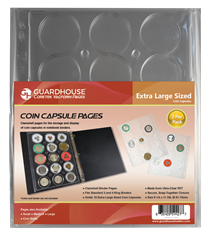 Guardhouse Coin Capsule Page - Extra Large (PET Vac Form)