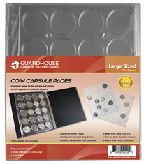 Guardhouse Coin Capsule Page - Large  (PET Vac Form)