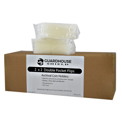 2x2 Shield Coin Flip - Polypropylene Bulk/1000 Pack 2x2 Shield Coin Flip - Polypropylene Bulk/1000 Pack