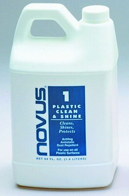 Novus Polish No. 1 Plastic Clean and Shine - 64 oz