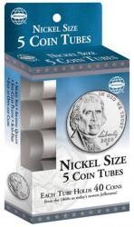 Whitman Round Coin Tubes Retail Packs - Nickels Whitman Round Coin Tubes Retail Packs - Nickels