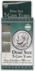 Whitman Round Coin Tubes Retail Packs - Dime Whitman Round Coin Tubes Retail Packs - Dime
