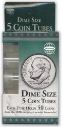 Whitman Round Coin Tubes Retail Packs - Dime