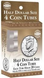 Whitman Round Coin Tubes Retail Packs - Half Dollar