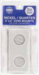 Whitman Paper Coin Mounts Nickel/Quarter